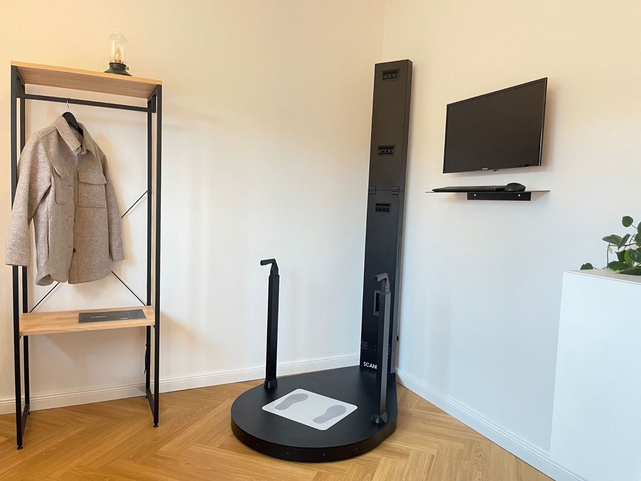 Scanerul SCANECA instalat într-un spațiu de lucru